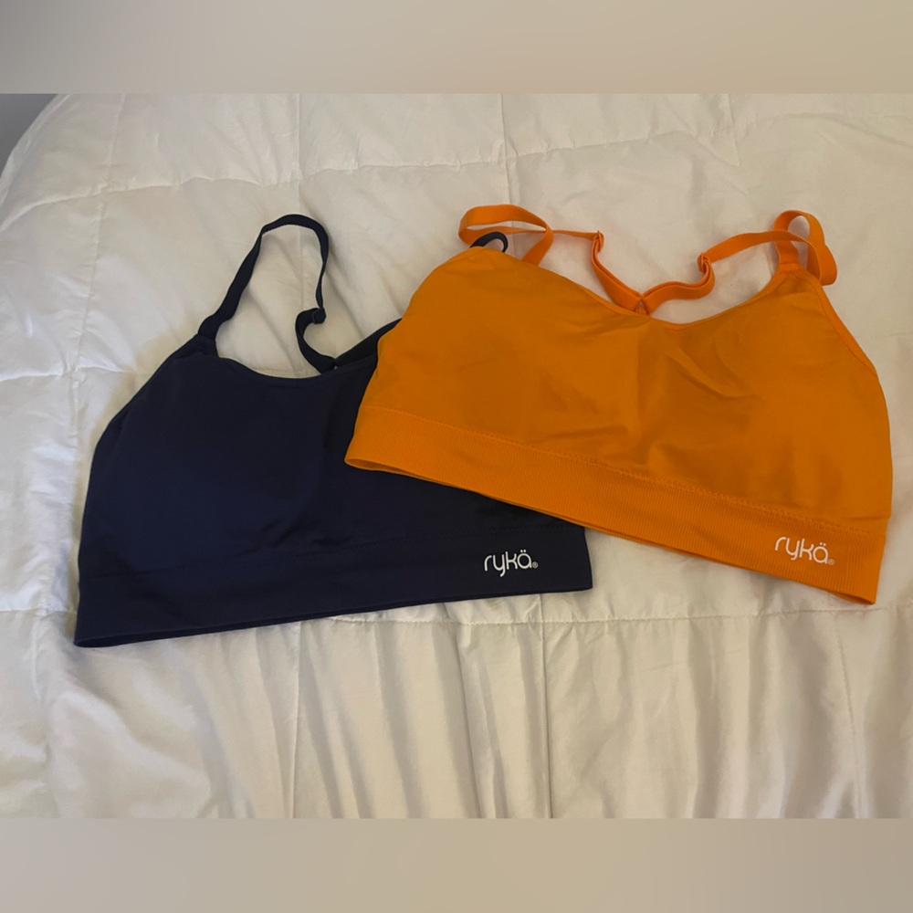 Ryka Blue and Orange Sports Bras